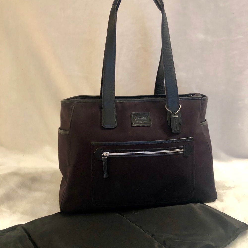 Vintage Coach Diaper Bag with Pad